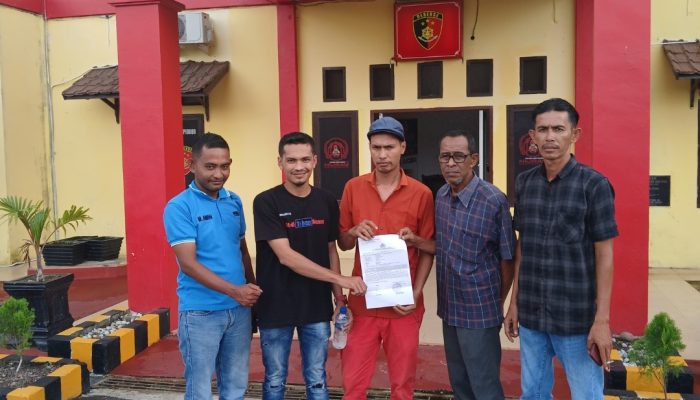 Diduga Melakukan Kejahatan Pers, Oknum Sekdes Di Lapang Dilaporkan Ke Polres Aceh Utara