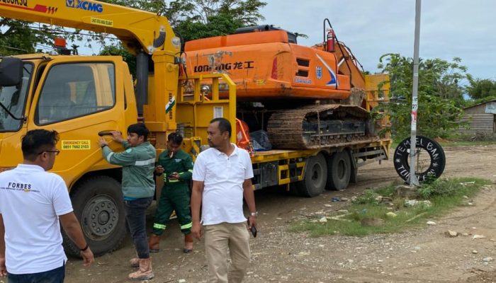 Dinilai Tidak Mengindahkan Aspirasi Warga, Forbes Bersama Masyarakat Matangkuli Menghadang Alat Berat Milik PetroFlexx Prima Daya