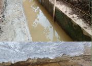 Proyek P3A Di Gampong Rayeuk Kuta Tanah Luas Diduga Cuma Rehab Saluran Lama, APH Diminta Turun Tangan