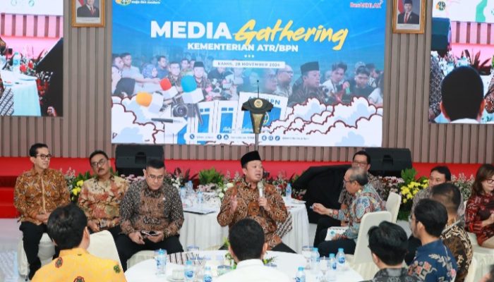 Media Gathering Kementerian ATR/BPN, Menteri Nusron: Terima Kasih Telah Mewartakan Kementerian Ini
