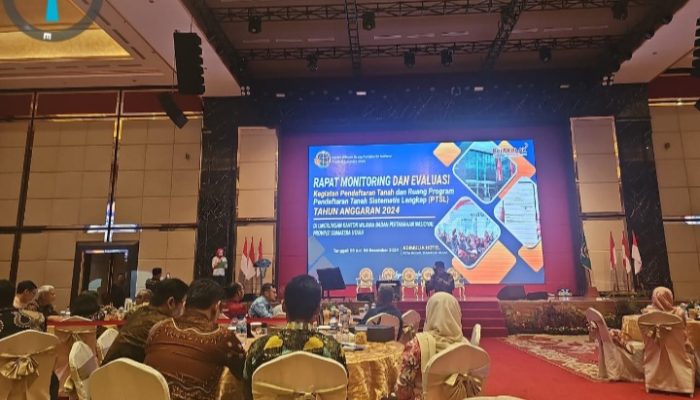Kantor Pertanahan Samosir Ikuti Evaluasi Program PTSL 2024 di Kanwil BPN Sumut 