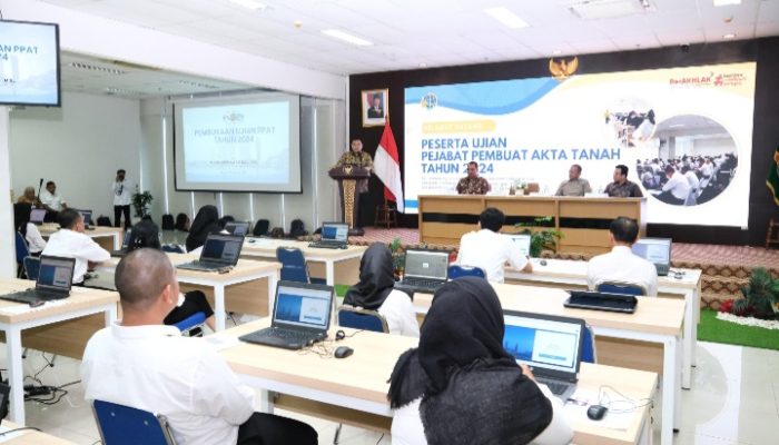 Buka Ujian PPAT 2024, Wamen Ossy Harapkan PPAT Turut Dukung Layanan Pertanahan yang Adil, Merata, dan Berkesinambungan