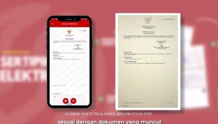 Tidak Lagi Berupa Buku, Sertipikat Elektronik Lebih Aman dan dapat Dilihat Melalui Aplikasi Sentuh Tanahku