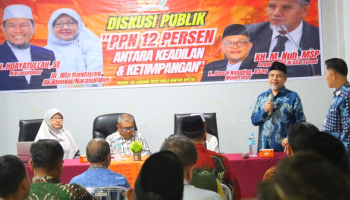 Khawatir Imbas PPN 12%, juga Mengena Ke Masyarakat Kecil, Senator Muhammad Nuh, Gelar Diskusi Publik