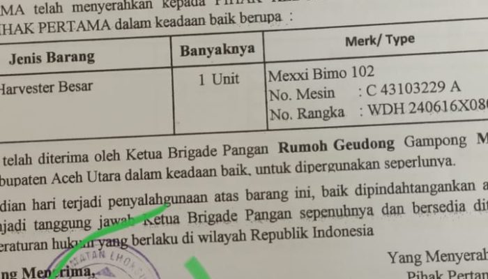 Soal Dugaan Pemalsuan SK dan Pemecatan Anggota, Kadis Pertanian Aceh Utara: Akan Kita Tolak Jika Nama Kelompok dan Stempel Berbeda
