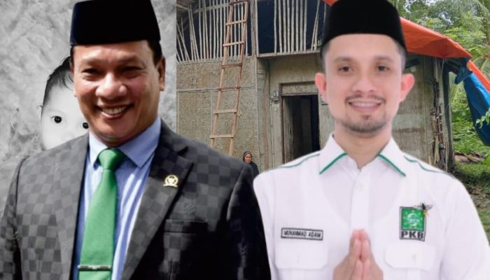 H. Ruslan M Daud (HRD) Siap Membangun MCK Yang Layak Untuk Keluarga Alm Wadidah Di Tanah Luas