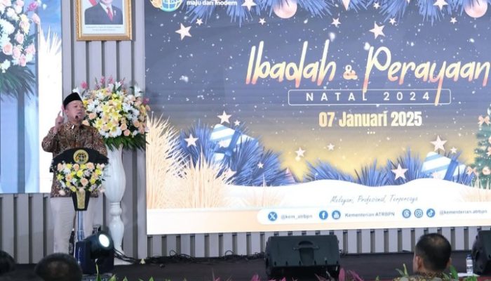 Kementerian ATR/BPN Gelar Perayaan Natal 2024, Wujud Komitmen Tanpa Diskriminasi