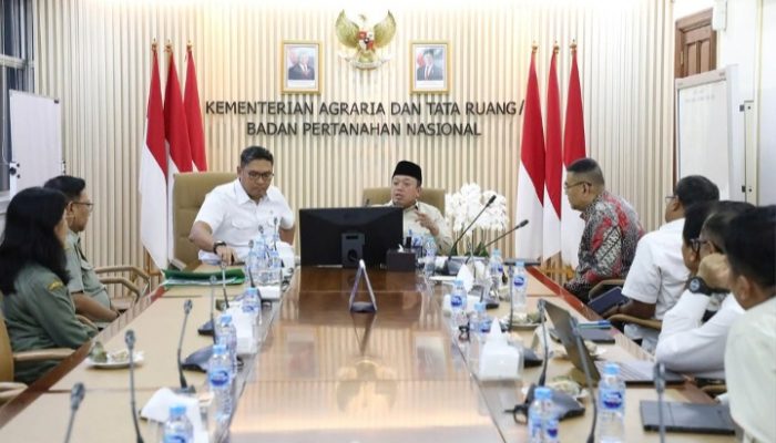 Menteri ATR/BPN dan Wamentan Bahas Integrasi Data Pertanahan dan Pertanian