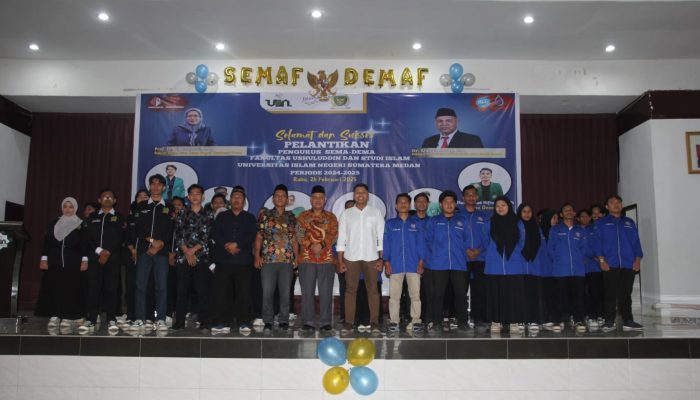 Pelantikan SEMA-DEMA FUSI UIN-SU Periode 2024-2025: Sinergi Baru untuk Kemajuan Fakultas