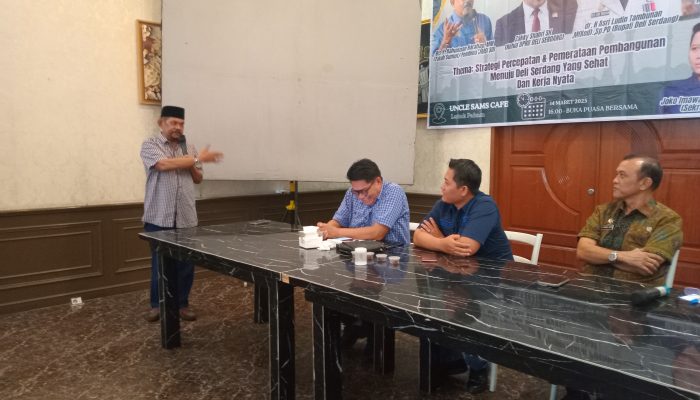 Strategi Pemerataan Pembangunan Dibahas dalam Dialog Publik JMSI Deli Serdang