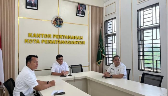Kantor Pertanahan Pematangsiantar Ikuti Rapat Daring Pensertipikatan BMN 2025