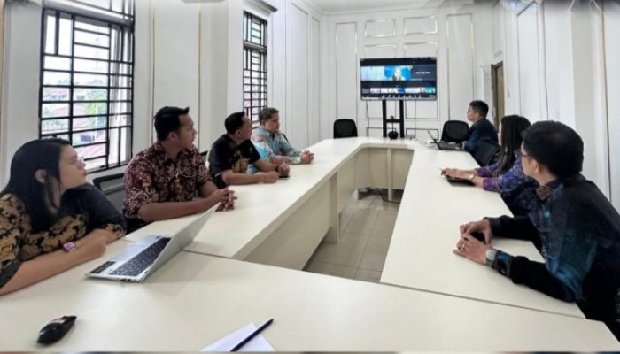 Kantor Pertanahan Pematangsiantar Ikuti Rapat Daring Asistensi Inventarisasi Data PDDM