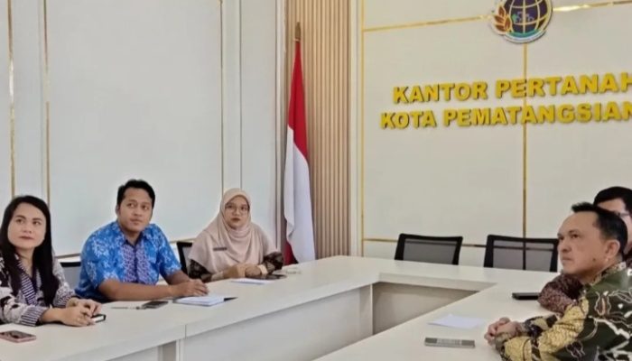 Dukung Efisiensi Layanan, Kantah Pematangsiantar Ikuti Sosialisasi Pelimpahan Kewenangan dan Aplikasi Permohonan SK