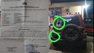 Wartawan Aceh Utara Diteror, Kaca Belakang Mobil Bolong Dilempari Batu