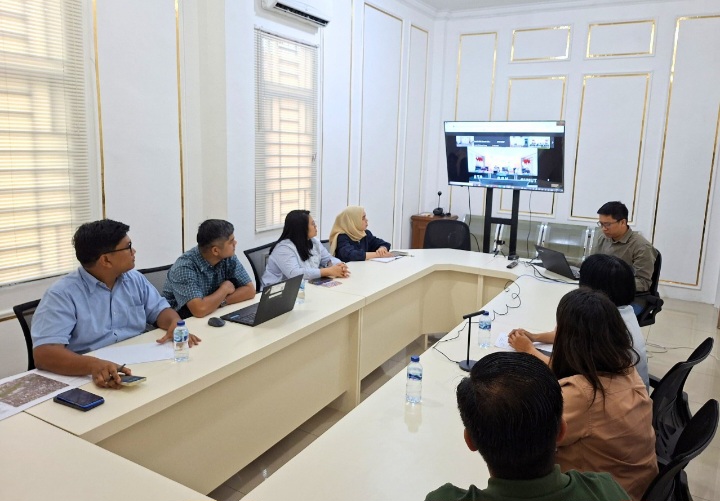 Rapat virtual evaluasi PTSL 2024