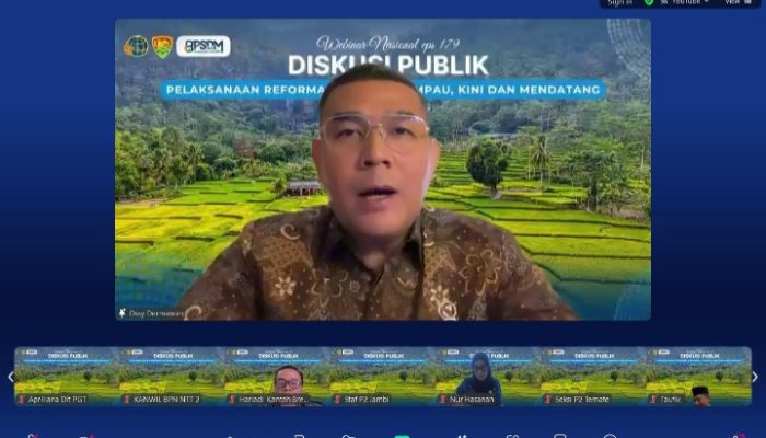 Reforma Agraria sebagai Warisan Sejarah, Wamen Ossy Sampaikan Pandangan Strategis untuk Masa Depan