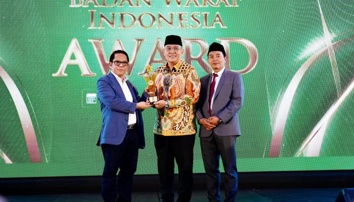 Kementerian ATR/BPN Raih Penghargaan Pendukung Percepatan Sertifikasi Tanah Wakaf oleh BWI Awards