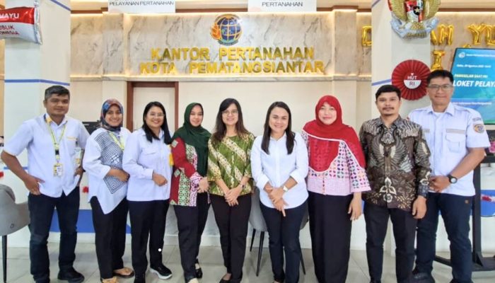 Kantah Pematangsiantar Terima Kunjungan Monitoring dan Evaluasi dari Kanwil BPN Sumut