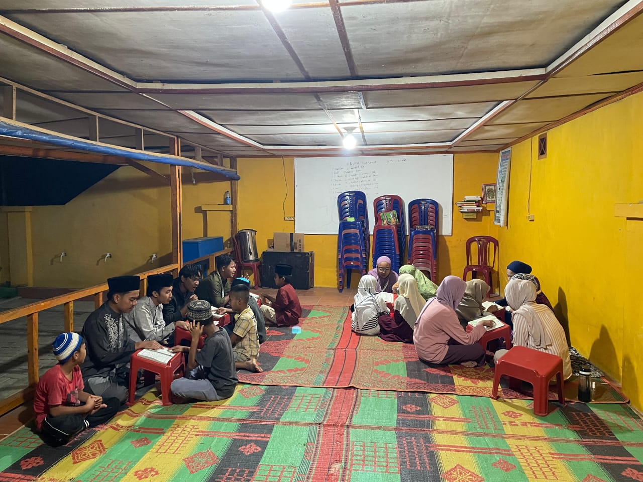 Mahasiswa KKN UINSU Hidupkan Semangat Belajar Mengaji