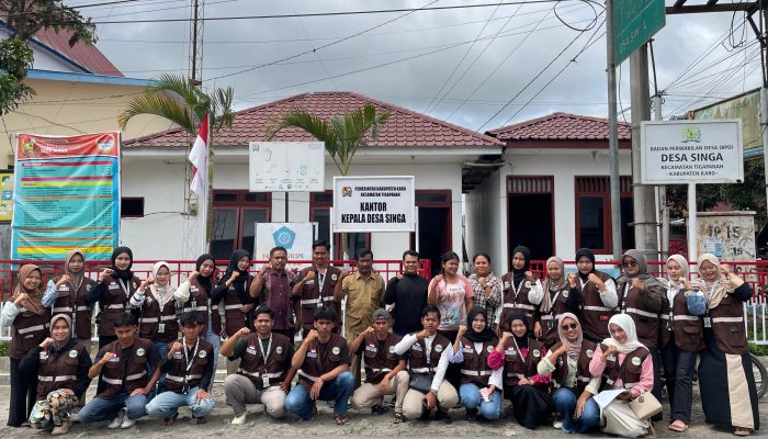 Mahasiswa KKN UINSU 2025 Sukses Gelar Program Keagamaan dan Lingkungan di Desa Singa
