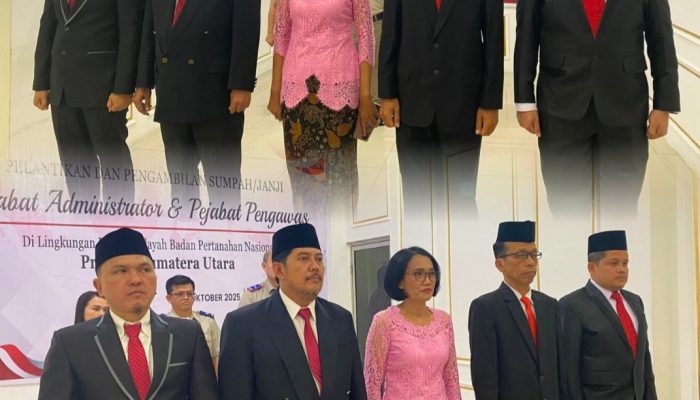 Kantah Pematangsiantar Ikuti Pelantikan Pejabat Administrator dan Pengawas Secara Daring