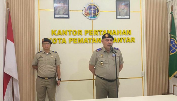 Kantor Pertanahan Kota Pematangsiantar Lantik Satgas Fisik PTSL 2025, Siap Wujudkan Layanan Pertanahan Profesional