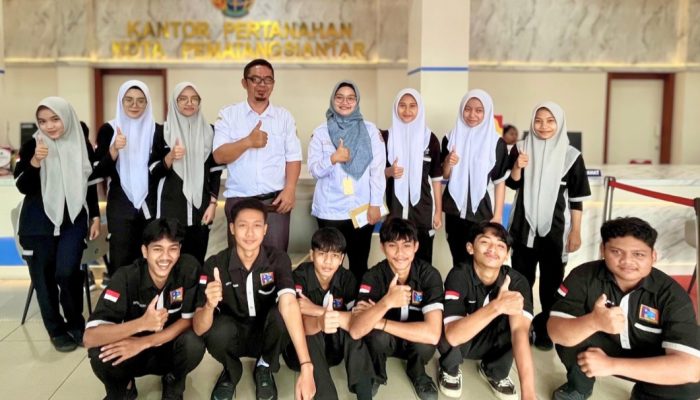 BPN Pematangsiantar Bekali Siswa SMK Negeri 3 dengan Etika dan Keterampilan Kerja