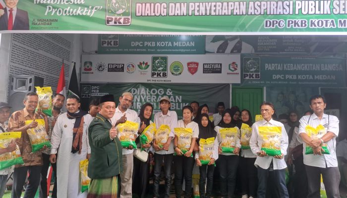 PKB Kota Medan Gelar Pasar Murah dan Bakti Sosial, Ribuan Warga Padati Lokasi