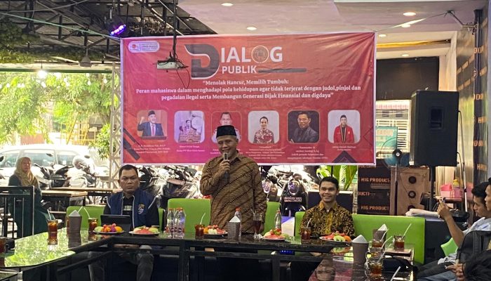 KH. M. Nuh, Ditressiber Poldasu Sampai OJK Hadiri Dialog Publik Hima Persis Sumut