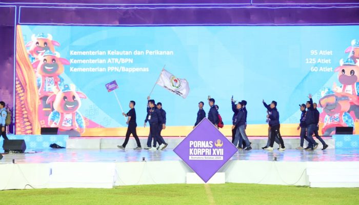 PORNAS XVII KORPRI Resmi Dibuka, Kementerian ATR/BPN Siap Perebutkan Juara di 7 Cabang Olahraga