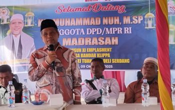 Oknum Diduga Ingin Kuasai Lahan Madrasah di Percut Sei Tuan, Senator M. Nuh Desak Aparat Bertindak