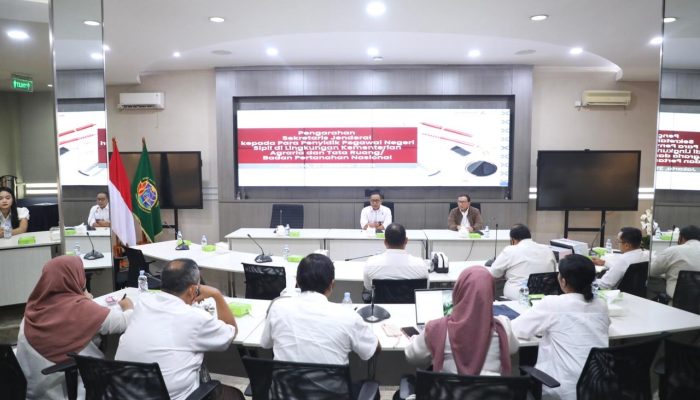 Pertemuan Perdana, Sekjen ATR/BPN Harapkan Peran Penyidik PNS dalam Penegakan Hukum Internal