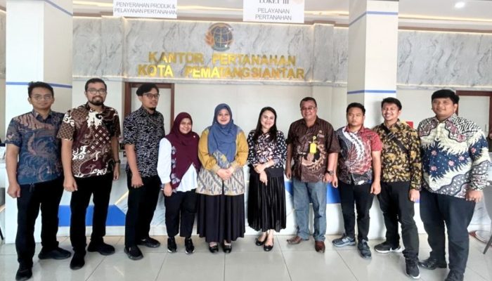 BPN Sumut Lakukan Monitoring dan Evaluasi di Kantah Pematangsiantar, Dorong Terwujudnya Zona Integritas WBK dan WBBM