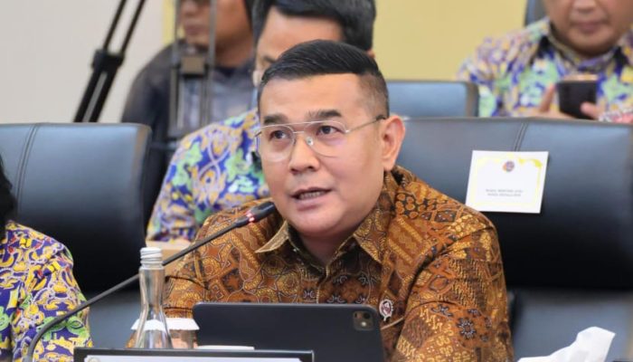 Wamen Ossy Sampaikan Peran Tata Ruang Berbasis Disaster Risk Reduction untuk Hadapi Potensi dan Kerugian Akibat Bencana Alam