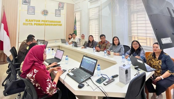 Kantah Pematangsiantar Ikuti Pembinaan Daring Kanwil BPN Sumut untuk Tingkatkan Kinerja dan Layanan Publik