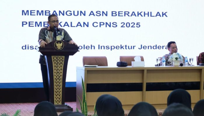 Jaga Kedaulatan Negara, Irjen Bangun Rasa Kebanggaan CPNS Kementerian ATR/BPN
