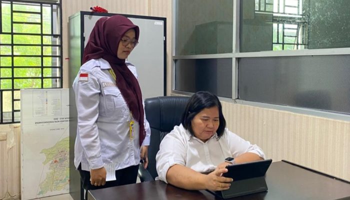 Pegawai Kantah Pematangsiantar Ikuti Uji Kompetensi Penata Pertanahan 2025 Secara Daring