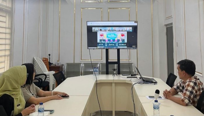 Kantah Pematangsiantar Ikuti Rapat Monitoring Kinerja untuk Perkuat Pembangunan Zona Integritas