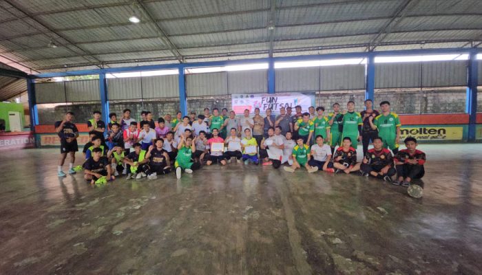 Milad Muhammadiyah ke 113, Pemuda Muhammadiyah Dan OKP Islam Labuhan Batu silaturrahmi melalui Olahraga Futsal