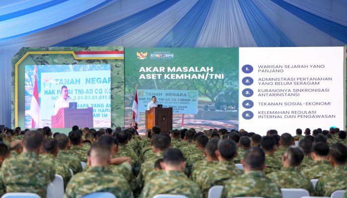 Aset Bidang Pertahanan Rentan Disalahgunakan, Wamen Ossy Imbau TNI Amankan Tanah dengan Sertipikasi