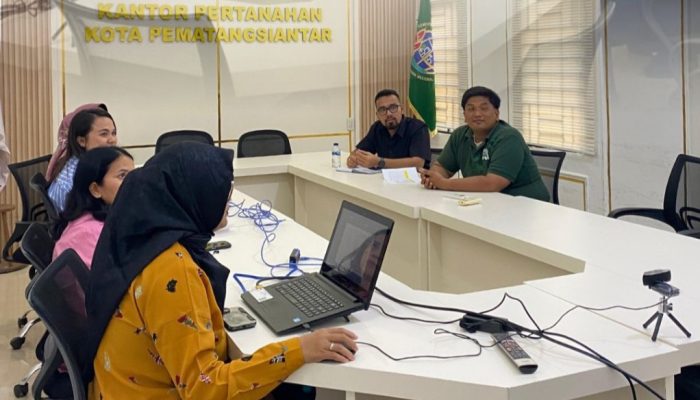 Tingkatkan Kinerja dan Tata Kelola, Kantah Pematangsiantar Ikuti Rapat Pembinaan dan Evaluasi Kanwil BPN Sumut