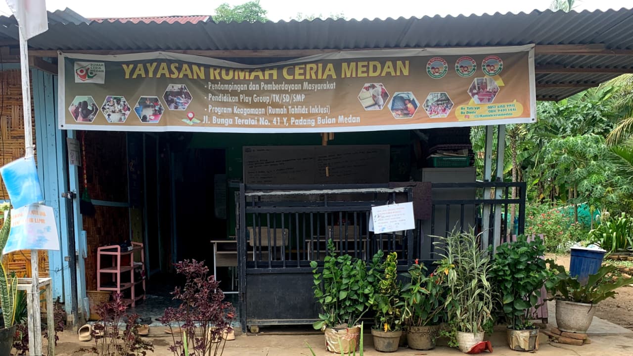 Yayasan Rumah Ceria Medan, Sekolah Inklusif di Kota Medan dengan Sistem SPP Silang
