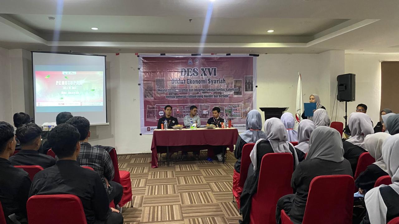 Diklat Ekonomi Syariah XVI “Melalui Sinergi Loyalitas dan Integritas sebagai Fondasi Kaderisasi Menuju Generasi Rabbani Mandiri dan Berdaya”