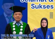 KOPRI PMII FSH UIN Sumut Ucapkan Selamat kepada Prof. Syafrudin Syam