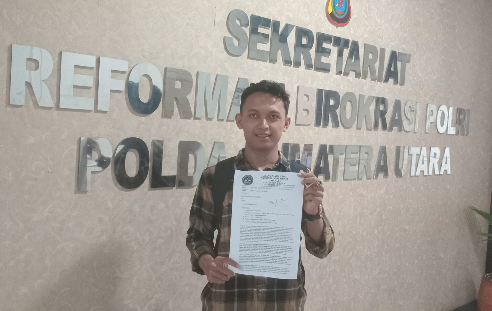 Skandal BBM Subsidi di PTPN IV: AMANAT Sumut Resmi Laporkan PT Rezki Ananda Berkah ke Polda Sumut!