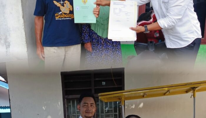 Kantah Pematangsiantar Serahkan Sertipikat Residu PTSL, Pastikan Kepastian Hukum Warga
