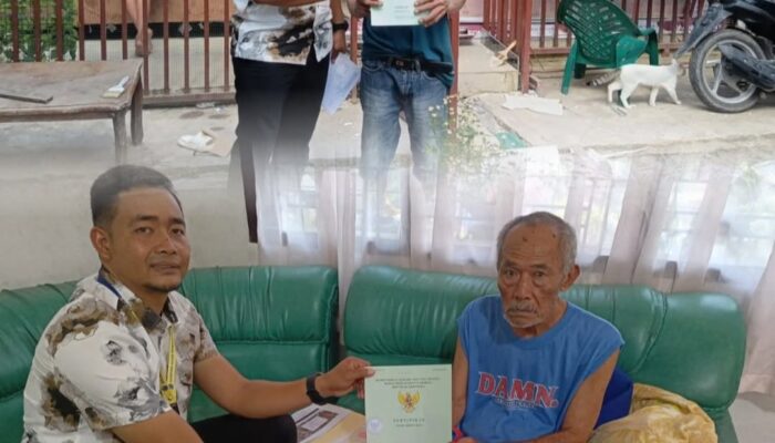 Kantah Pematangsiantar Serahkan Sertipikat Residu PTSL, Perkuat Kepastian Hukum Warga