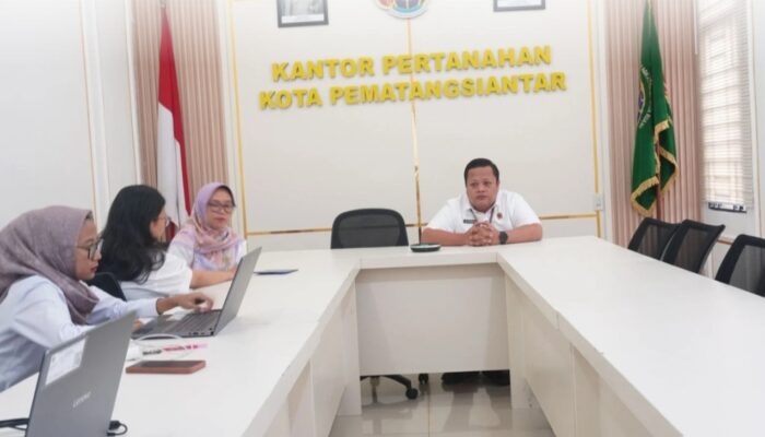 Kantah Pematangsiantar Ikuti Rakor Pemutakhiran LBS Parsial 2026, Perkuat Akurasi Data Pertanahan