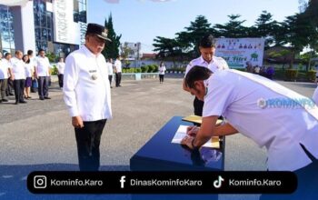 Bupati Karo Dorong Penguatan Integritas dan Visi ASRI di Hari Pertama Kerja Pasca-Lebaran