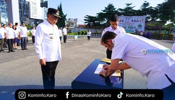 Bupati Karo Dorong Penguatan Integritas dan Visi ASRI di Hari Pertama Kerja Pasca-Lebaran